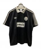 adidas×oasisアディダス×オアシス）の古着「ツアー ジャカード ジャージ」｜ブラック