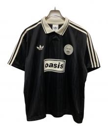 adidas×oasis（アディダス×オアシス）の古着「ツアー ジャカード ジャージ」｜ブラック
