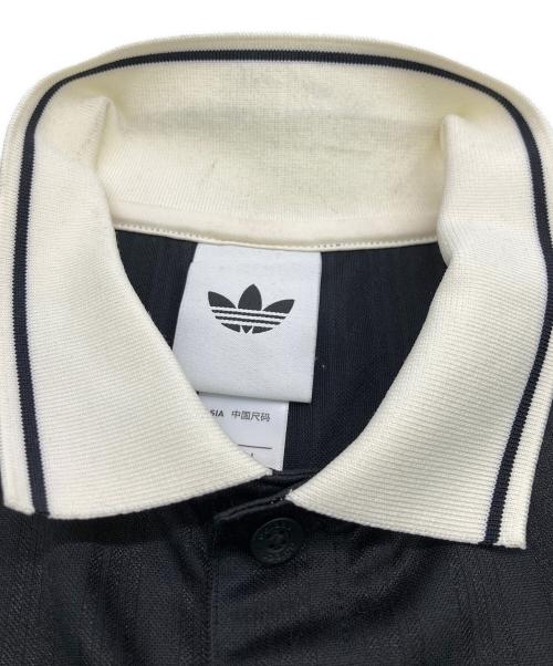 adidas（アディダス）adidas (アディダス) oasis (オアシス) ツアー ジャカード ジャージ ブラック サイズ:‐の古着・服飾アイテム