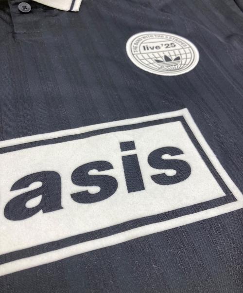 adidas（アディダス）adidas (アディダス) oasis (オアシス) ツアー ジャカード ジャージ ブラック サイズ:‐の古着・服飾アイテム
