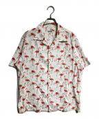 Schottショット）の古着「HAWAIIAN SHIRT FLAMING」｜ホワイト