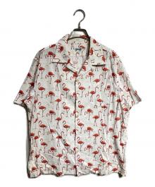Schott（ショット）の古着「HAWAIIAN SHIRT FLAMING」｜ホワイト