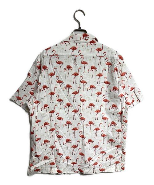 Schott（ショット）Schott (ショット) HAWAIIAN SHIRT FLAMING ホワイト サイズ:不明の古着・服飾アイテム