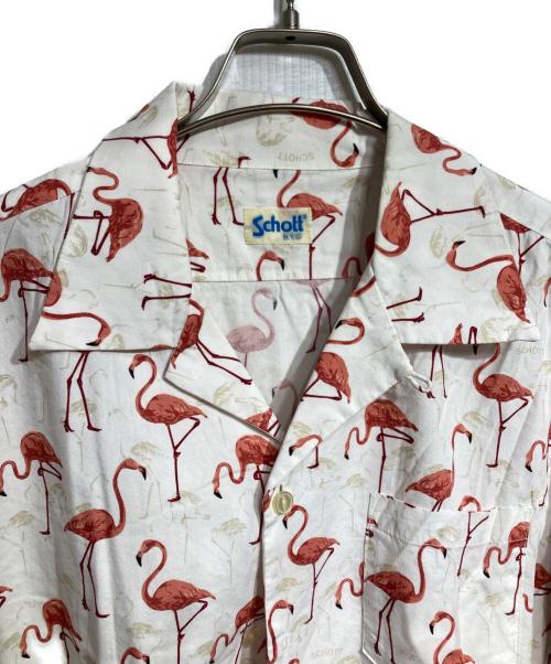 Schott（ショット）Schott (ショット) HAWAIIAN SHIRT FLAMING ホワイト サイズ:不明の古着・服飾アイテム
