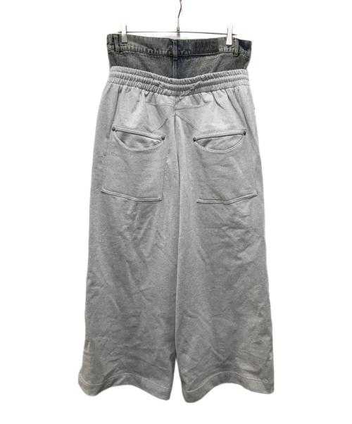 RWS（ロイワークショップ）RWS (ロイワークショップ) レイヤードスウェットパンツ インディゴ×グレー サイズ:４の古着・服飾アイテム