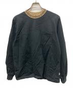 stussyステューシー）の古着「ロングスリーブカットソー」｜ブラック