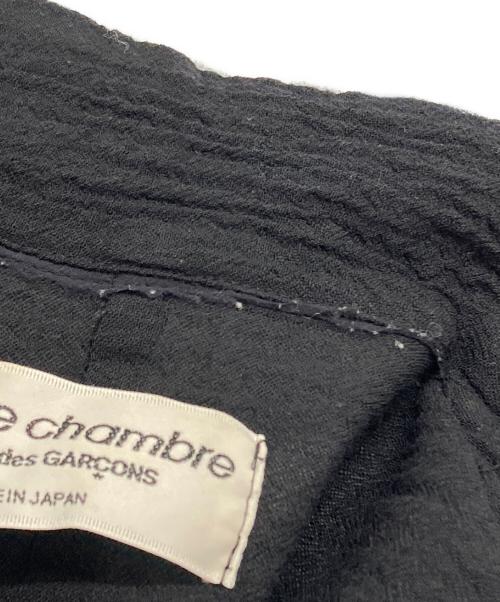 ROBE DE CHAMBRE COMME DES GARCONS（ローブドシャンブル コムデギャルソン）ROBE DE CHAMBRE COMME DES GARCONS (ローブドシャンブル コムデギャルソン) ファードッキングシャーリングジャケット ブラック サイズ:ーの古着・服飾アイテム