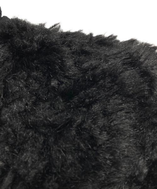 ROBE DE CHAMBRE COMME DES GARCONS（ローブドシャンブル コムデギャルソン）ROBE DE CHAMBRE COMME DES GARCONS (ローブドシャンブル コムデギャルソン) ファードッキングシャーリングジャケット ブラック サイズ:ーの古着・服飾アイテム