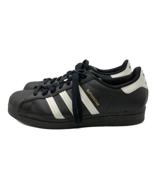 adidas（アディダス）adidas (アディダス) SUPER STAR ブラック サイズ:US8 1/2の古着・服飾アイテム