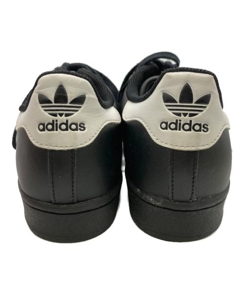 adidas（アディダス）adidas (アディダス) SUPER STAR ブラック サイズ:US8 1/2の古着・服飾アイテム