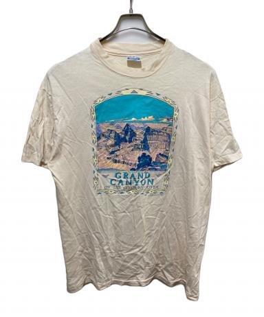 中古・古着通販】Hanes (ヘインズ) 80-90sプリントTシャツ ホワイト