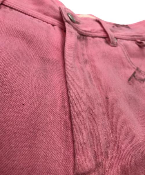 PLATEAU STUDIO（プラテウスタジオ）PLATEAU STUDIO (プラテウスタジオ) Side line dirty pants ピンク サイズ:２の古着・服飾アイテム