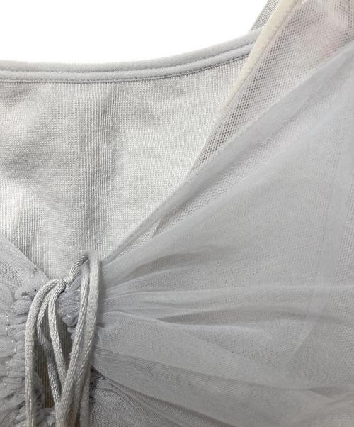 Snidel（スナイデル）Snidel (スナイデル) レースボディスーツ グレー サイズ:FREEの古着・服飾アイテム