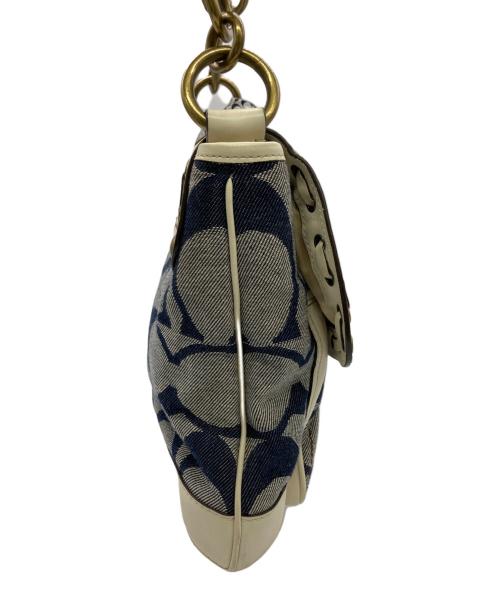 COACH（コーチ）COACH (コーチ) シグネチャーデニムワンショルダーバッグ グレーの古着・服飾アイテム