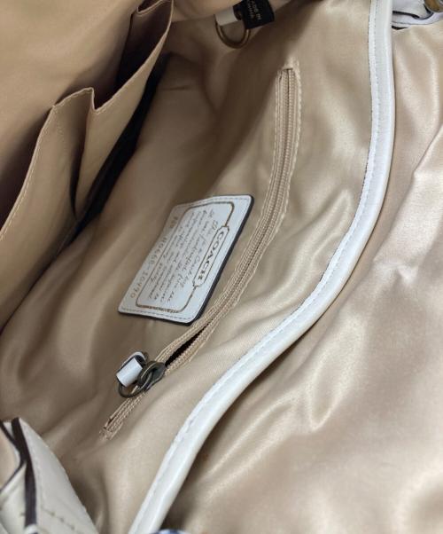 COACH（コーチ）COACH (コーチ) シグネチャーデニムワンショルダーバッグ グレーの古着・服飾アイテム