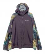 adidasアディダス）の古着「ナショナル ジオグラフィック WIND. RDY ジャケット」｜パープル