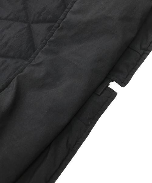 COOTIE PRODUCTIONS（クーティープロダクツ）COOTIE PRODUCTIONS (クーティープロダクツ) Nylon Quilting Work Vest ブラック サイズ:Sの古着・服飾アイテム