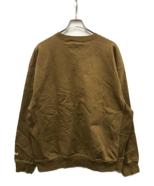 WACKO MARIA（ワコマリア）WACKO MARIA (ワコマリア) Carhartt WIP (カーハート ワークインプログレス) MARIA AMERICAN SCRIPT SW ブラウン サイズ:ＸＬの古着・服飾アイテム