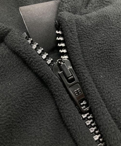 BALENCIAGA（バレンシアガ）BALENCIAGA (バレンシアガ) adidas (アディダス) STRIPES OVER SIZED FLEECE JACKET/ストライプオーバーサイズフリースジャケット ブラック サイズ:Ｍの古着・服飾アイテム