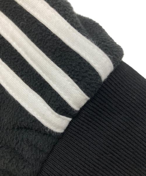 BALENCIAGA（バレンシアガ）BALENCIAGA (バレンシアガ) adidas (アディダス) STRIPES OVER SIZED FLEECE JACKET/ストライプオーバーサイズフリースジャケット ブラック サイズ:Ｍの古着・服飾アイテム