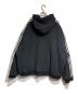 BALENCIAGA (バレンシアガ) adidas (アディダス) STRIPES OVER SIZED FLEECE JACKET/ストライプオーバーサイズフリースジャケット ブラック サイズ:Ｍ：120000円