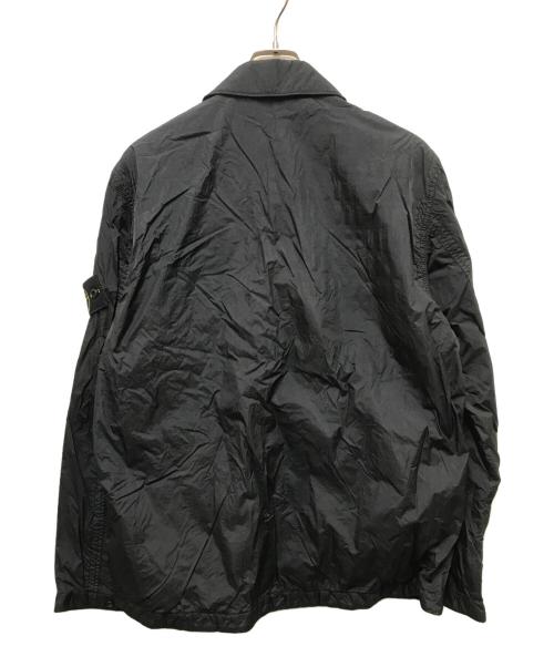 STONE ISLAND（ストーンアイランド）STONE ISLAND (ストーンアイランド) ワッペンガーメントダイナイロンジャケット ブラック サイズ:XLの古着・服飾アイテム