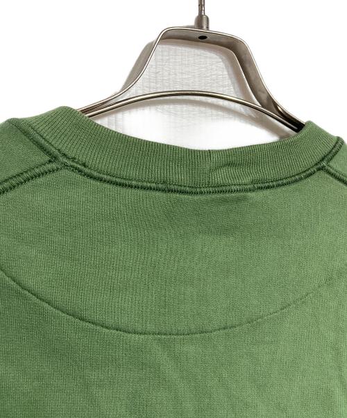 STONE ISLAND（ストーンアイランド）STONE ISLAND (ストーンアイランド) ロゴパッチスウェット/logo patch sweatshirt グリーン サイズ:XLの古着・服飾アイテム