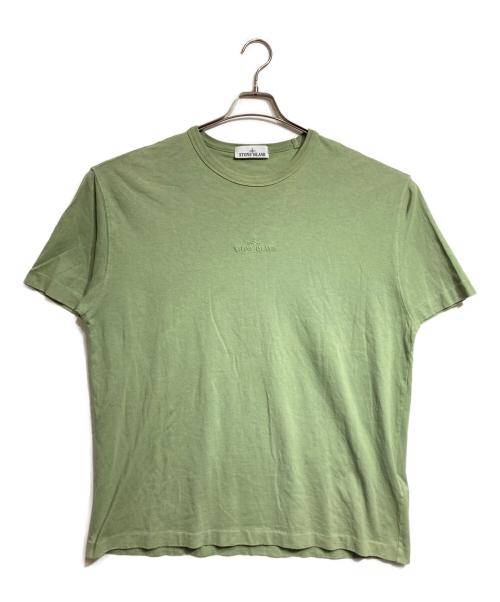 STONE ISLAND（ストーンアイランド）STONE ISLAND (ストーンアイランド) エンブロイダリーロゴTシャツ/Embroidered Logo T-Shirt グリーン サイズ:XLの古着・服飾アイテム