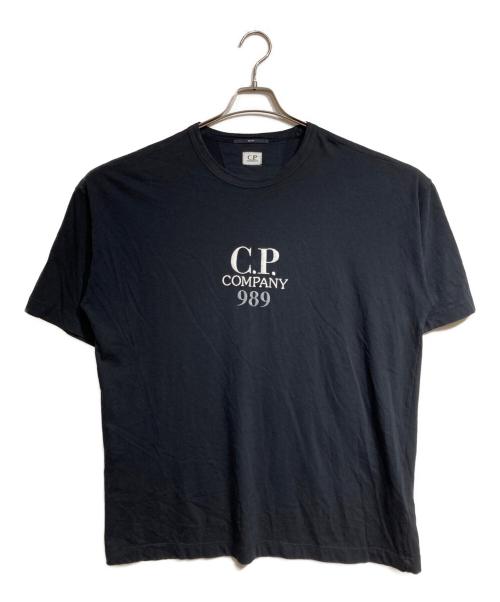 C.P COMPANY（シーピーカンパニー）C.P COMPANY (シーピーカンパニー) 1989 ロゴTシャツ/LogoT ブラック サイズ:XLの古着・服飾アイテム
