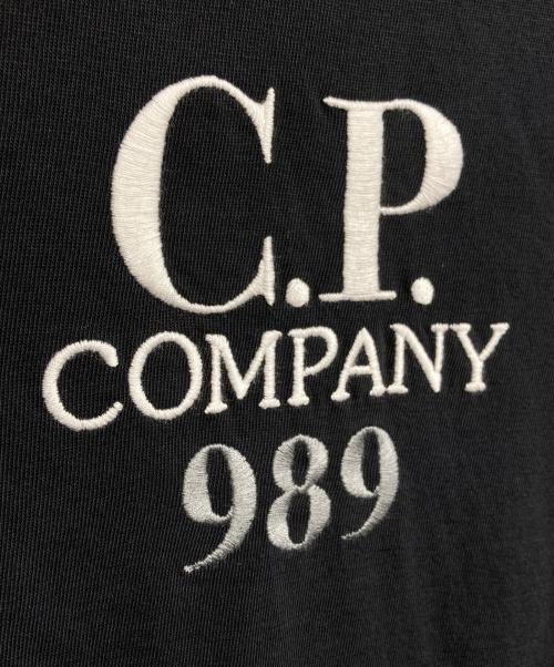 C.P COMPANY（シーピーカンパニー）C.P COMPANY (シーピーカンパニー) 1989 ロゴTシャツ/LogoT ブラック サイズ:XLの古着・服飾アイテム