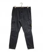 STONE ISLANDストーンアイランド）の古着「Garment-dyed logo-patch cargo pants/ガーメントダイロゴパッチカーゴパンツ」｜グレー