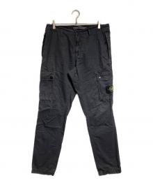 STONE ISLAND（ストーンアイランド）の古着「Garment-dyed logo-patch cargo pants/ガーメントダイロゴパッチカーゴパンツ」｜グレー