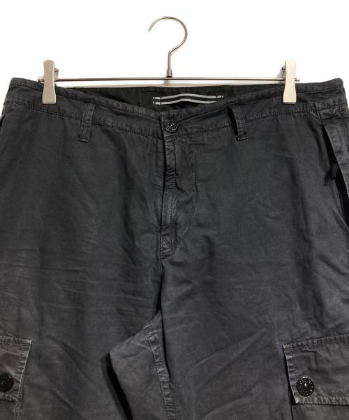STONE ISLAND（ストーンアイランド）STONE ISLAND (ストーンアイランド) Garment-dyed logo-patch cargo pants/ガーメントダイロゴパッチカーゴパンツ グレー サイズ:34の古着・服飾アイテム