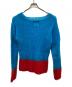 WORLD CLASSICS (ワールドクラシック) 90S復刻モヘヤバイカラーニット ブルー×レッド サイズ:-：12000円