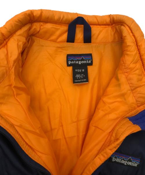 Patagonia（パタゴニア）Patagonia (パタゴニア) パフジャケット ネイビー サイズ:12(KIDS)の古着・服飾アイテム