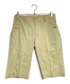 COMME des GARCONS JUNYA WATANABE MANコム デ ギャルソン ジュンヤ ワタナベ マン）の古着「サイドアジャストハーフパンツ/Side-adjustable Shorts」｜ベージュ