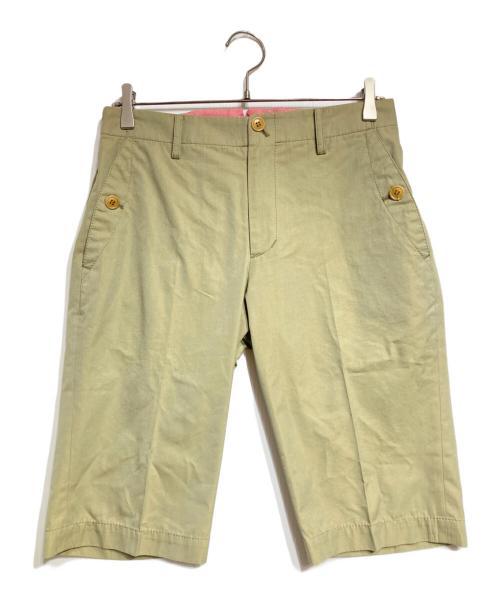 COMME des GARCONS JUNYA WATANABE MAN（コム デ ギャルソン ジュンヤ ワタナベ マン）COMME des GARCONS JUNYA WATANABE MAN (コム デ ギャルソン ジュンヤ ワタナベ マン) サイドアジャストハーフパンツ/Side-adjustable Shorts ベージュ サイズ:SSの古着・服飾アイテム