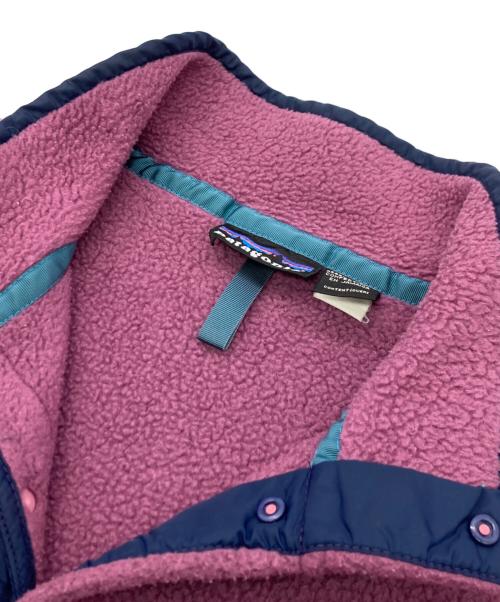 Patagonia（パタゴニア）Patagonia (パタゴニア) 90s シンチラフナップＴ ピンク×パープル サイズ:Ｓの古着・服飾アイテム