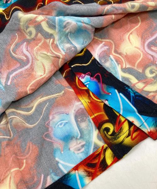 stussy（ステューシー）stussy (ステューシー) NEON VENUS SHIRT レッド×ブラック サイズ:	SIZE Mの古着・服飾アイテム