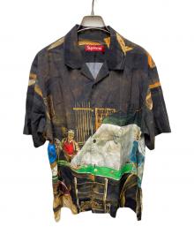 SUPREME（シュプリーム）の古着「ERNIE BARNES S/S SHIRT」｜ブラック