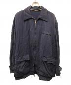 USEDユーズド）の古着「ギャバジンスポーツジャケット」｜ネイビー