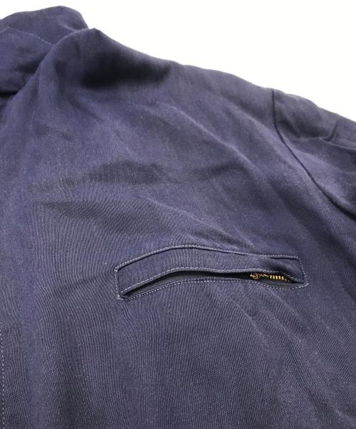 USED（ユーズド）USED (ユーズド) ギャバジンスポーツジャケット ネイビー サイズ:-の古着・服飾アイテム