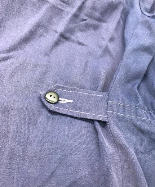 USED（ユーズド）USED (ユーズド) ギャバジンスポーツジャケット ネイビー サイズ:-の古着・服飾アイテム