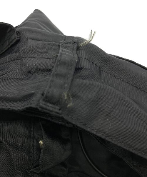 GS（ジーエス）GS (ジーエス) Re-Nylon 3 stripes techno cargo pants ブラック サイズ:Mの古着・服飾アイテム