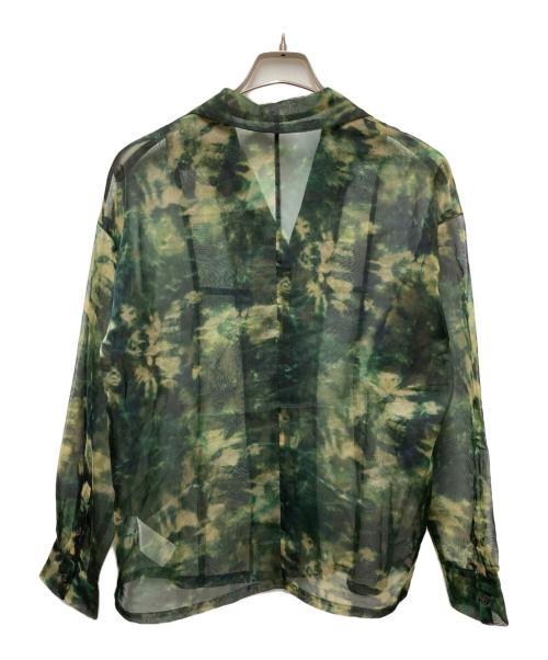 RIM.ARK（リムアーク）RIM.ARK (リムアーク) Exuding texture sheer SH グリーン サイズ: Freeの古着・服飾アイテム