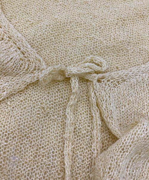 PERVERZE（パーバーズ）PERVERZE (パーバーズ) perverze Double Sheer Cardigan イエロー サイズ:Ｆｒｅｅの古着・服飾アイテム