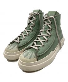 Y-3（ワイスリー）の古着「NIZZA HIGH/ハイカットスニーカー」｜グリーン