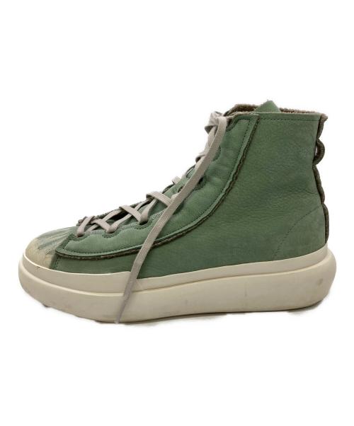 Y-3（ワイスリー）Y-3 (ワイスリー) NIZZA HIGH/ハイカットスニーカー グリーン サイズ:US10　（28cm）の古着・服飾アイテム