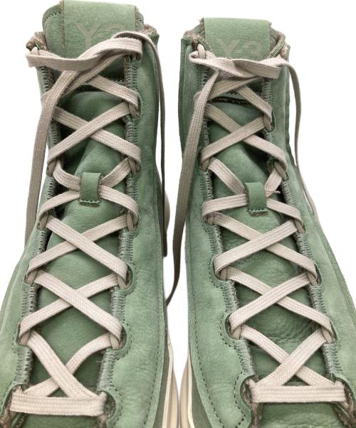 Y-3（ワイスリー）Y-3 (ワイスリー) NIZZA HIGH/ハイカットスニーカー グリーン サイズ:US10　（28cm）の古着・服飾アイテム