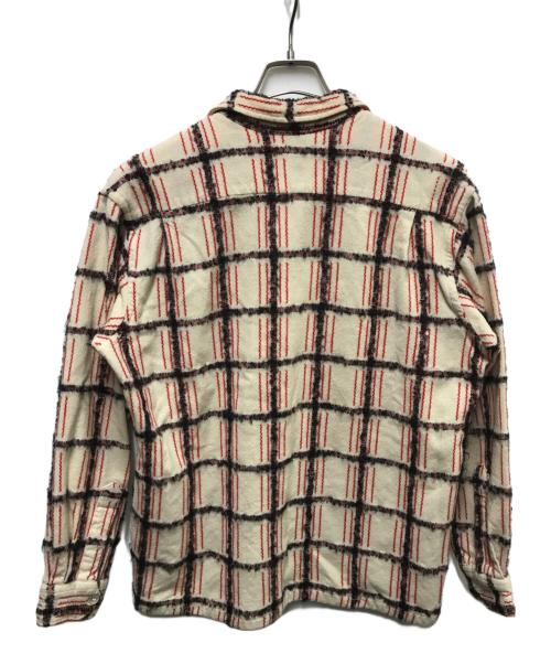 PARSOW'S（パーソンズ）PARSOW'S (パーソンズ) ボックスウールシャツ ホワイト サイズ:MLの古着・服飾アイテム